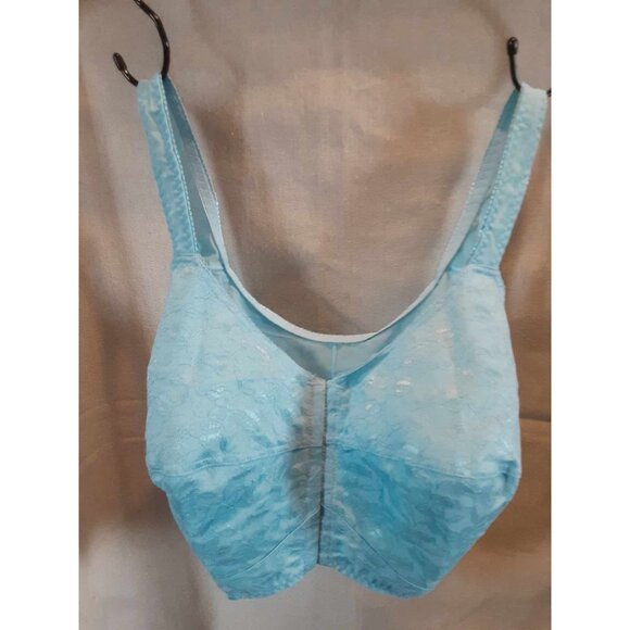 Dr. Leonard Other - No Bones 48DDD Bra Front Closure Rayon Lace 100% Cotton Liner Spandex Sides